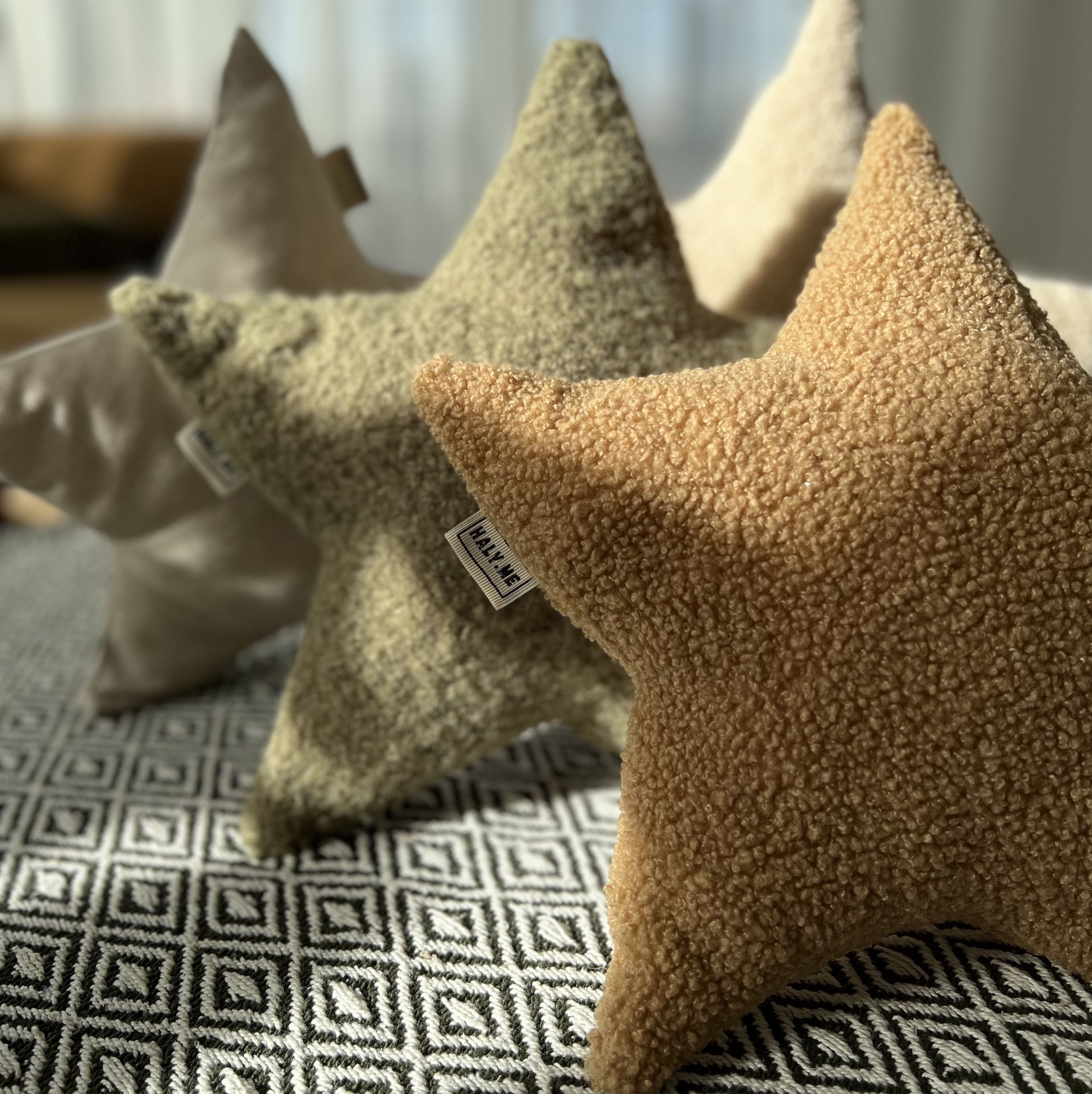 Boucle Star Pillow