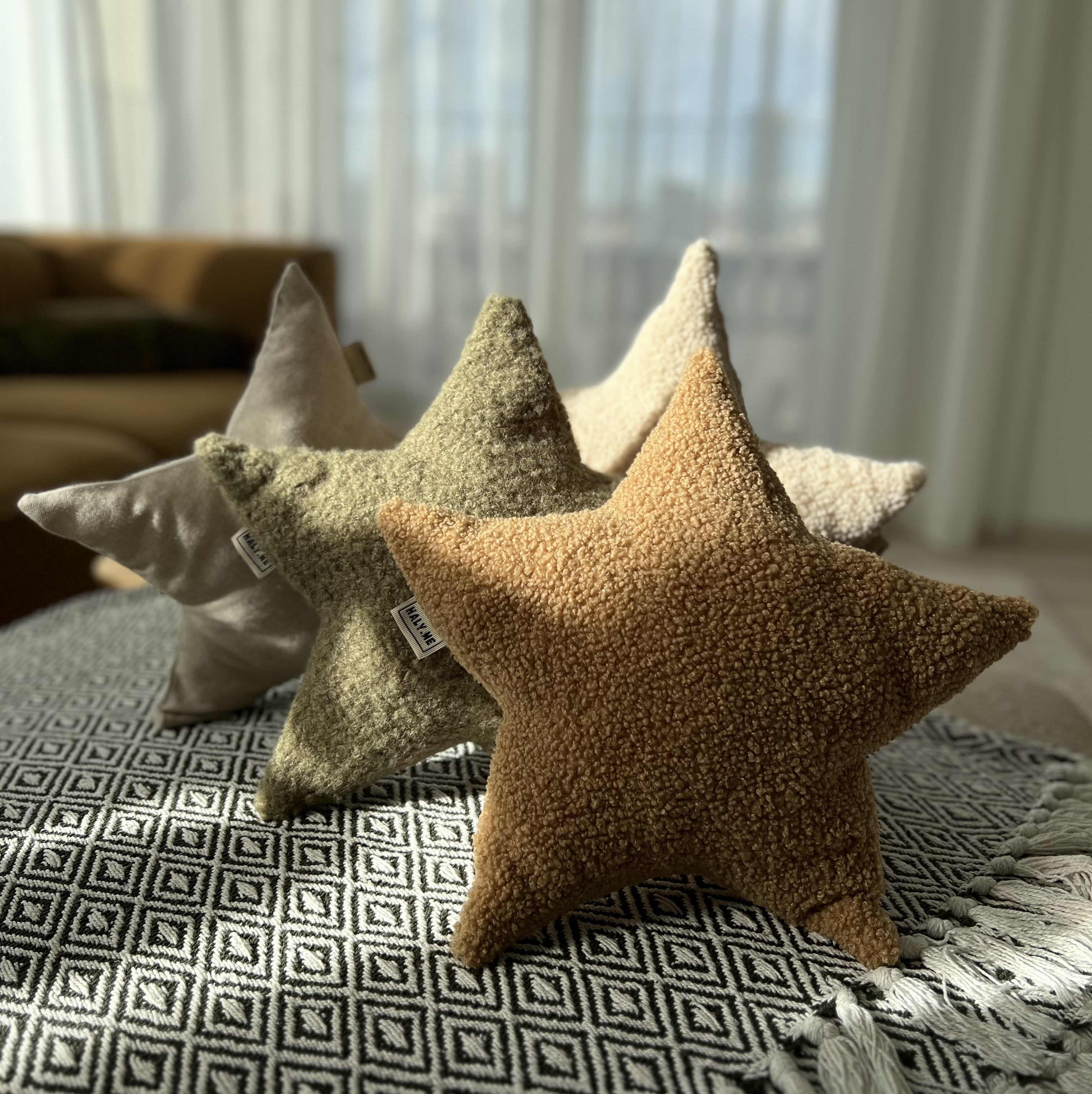 Boucle Star Pillow