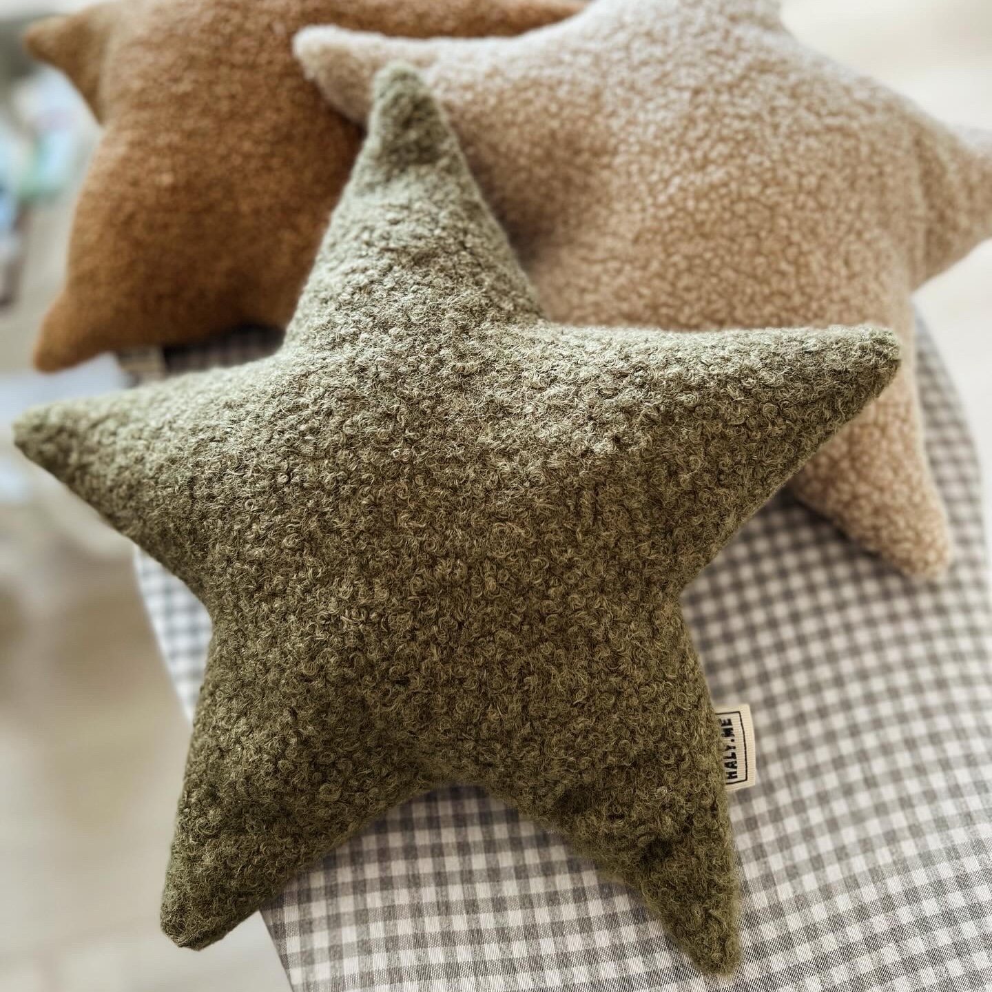 Boucle Star Pillow